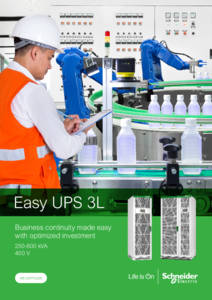 Schneider Electric Easy UPS 3L szünetmentes áramforrások - részletes termékismertető